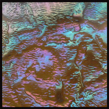 4 x 4 Glass Tile in Green Reflections image