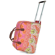 Amy ButlerGraceful Traveler Cotton 2-Wheeled Carry-On Duffel-image
