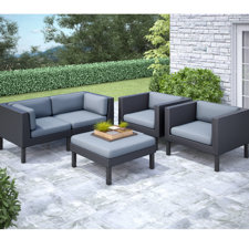 Oakland 5 Piece Lounge Seating Group with Cushion image