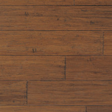 Strand Woven 0.5 x 1.5 Hand Scraped Bamboo Threshold in Dem image