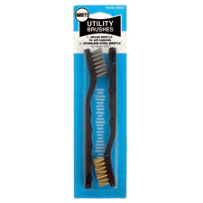 Wm Harvey CoBrass and Stainless Steel Utility Brush (Set of 2)-image