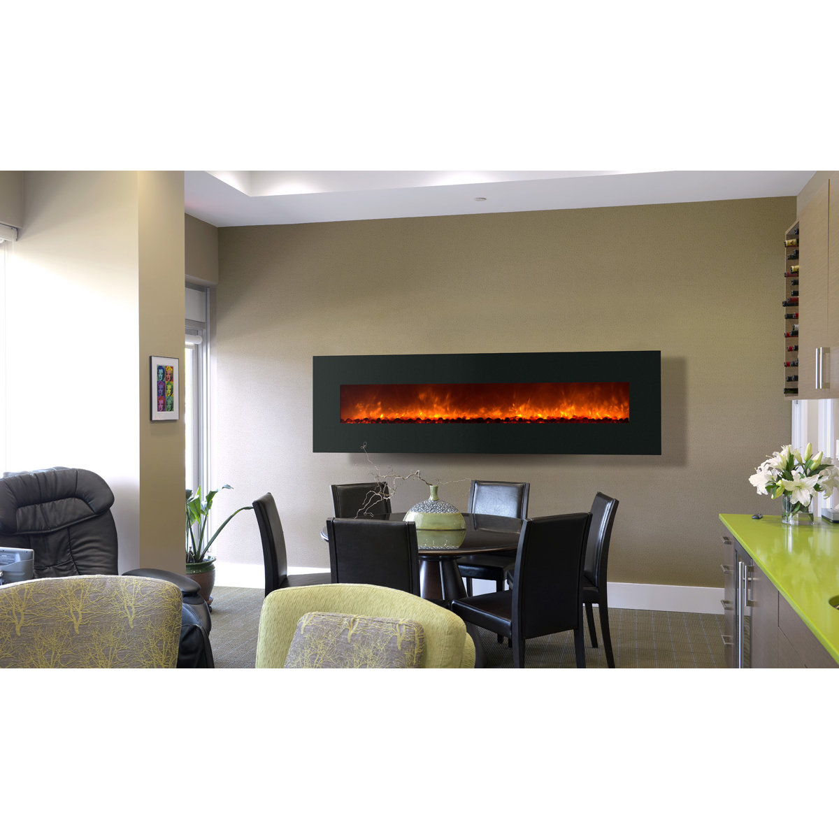 Mounted Fireplace