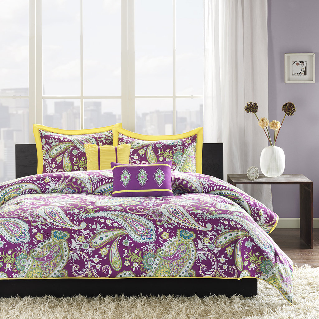 Purple Comforter Sets Purple Bedroom Ideas