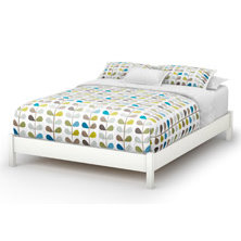 white bed