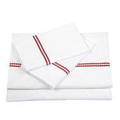 red stripe sheets