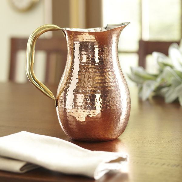 Birch Lane Copper Serving Hammered Pitcher Birch Lane
