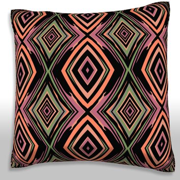 Texture Diamonds Throw Pillow