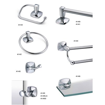 Gatco Jewel Bathroom Nine Piece Accessories Set