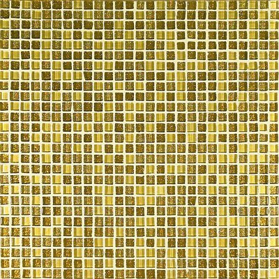 Casa Italia Crystal A 11.75 x 11.75 Glass Mosaic in Trasparenze Oro