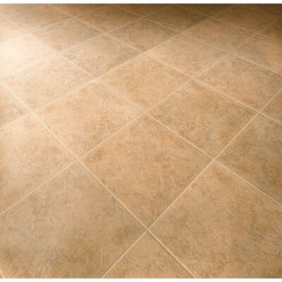 Florim USA Copper Ridge 18 x 18 Porcelain Field Tile in Jasper Tan