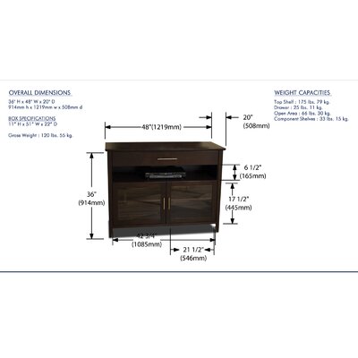 Wildon Home ® Mitchell 48 TV Stand