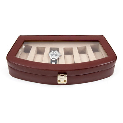 Bey Berk Six Watch Case in Brown Leather