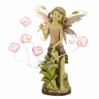 Zingz & Thingz Light up Flower Fairy Statue