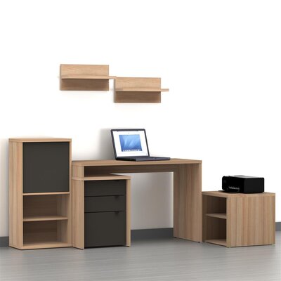 Nexera Infini T 3 Drawer Computer Desk