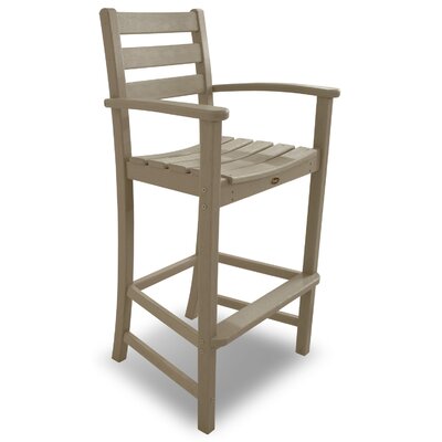 Trex Outdoor Outdoor Monterey Bay Barstool with Cushion