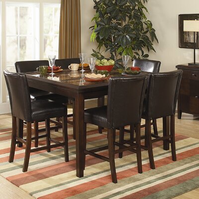 Woodbridge Home Designs Belvedere 7 Piece Counter Height Dining Set