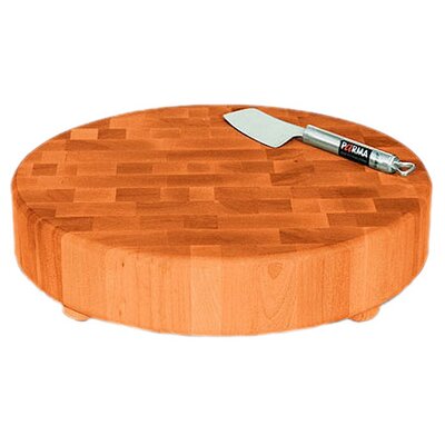 John Boos BoosBlock Round Walnut Butcher Block Cutting Board & Reviews ...