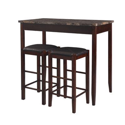 Linon 3 Piece Tavern Table Set