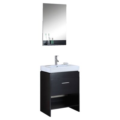 Virtu Gloria 23.6 Single Bathroom Vanity Set