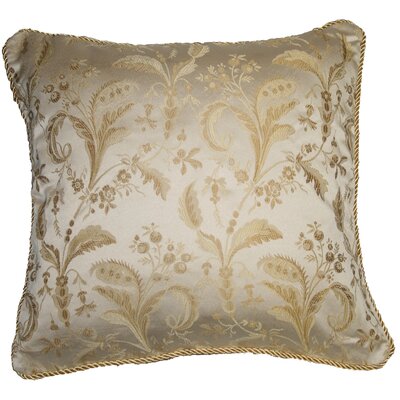 Violet Linen Luxury Damask Design Decorative Polyester Throw Pillow ...