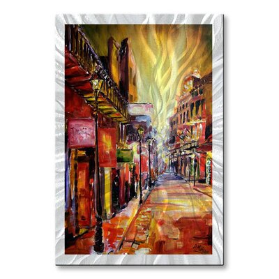 All My Walls Bourbon Street Sizzle Metal Wall Art