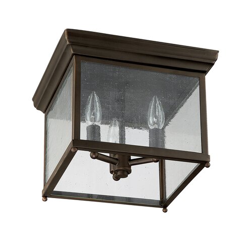 Capital Lighting 3 Light Outdoor Ceiling Fixture