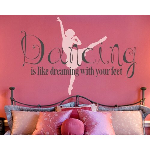 Alphabet Garden Designs Dancing is Dreaming Wall Decal