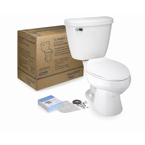 Mansfield Summit 3 SmartPak Front Complete Round 2 Piece Toilet