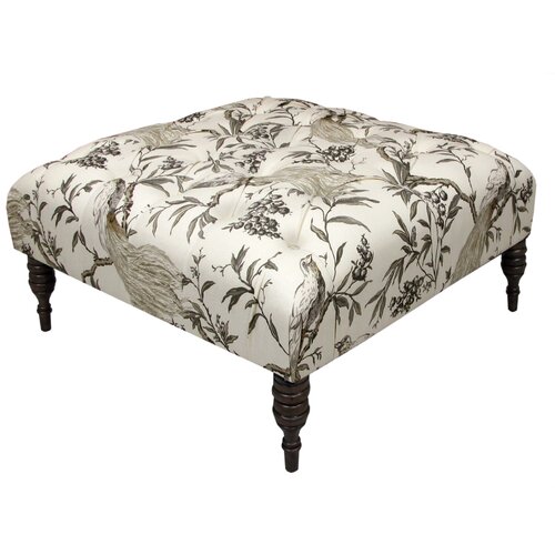 Skyline Furniture Roberta Tufted Cocktail Ottoman