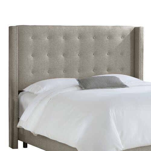 Skyline Furniture Nail Button Tufted Wingback Headboard