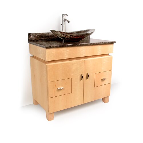 Vontz MDV Modular Cabinetry 36 Footed Bathroom Vanity Base