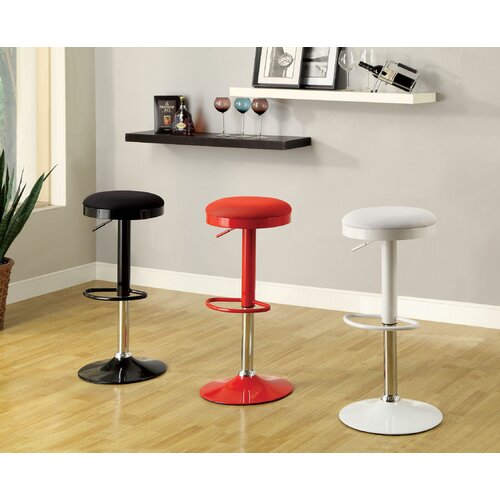 Hokku Designs 25.23 Adjustable Bar Stool with Cushion (Set of 2)