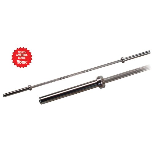 York Barbell 7FT International Hard Chrome Bar