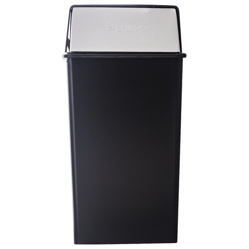 Witt Metal Series Monarch 36 Gallon Push Top Trash Can