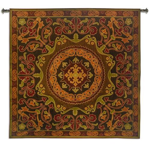 Oriental Furniture Burmese Elephant Horoscope Tapestry Wall Hanging