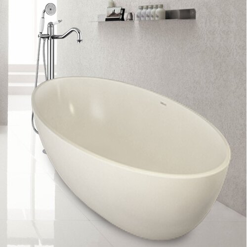 Aquatica PureScape 67 x 37 Freestanding AquaStone Bathtub