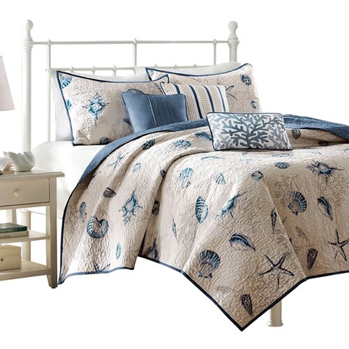 Madison Park Bayside 6 Piece Coverlet Set