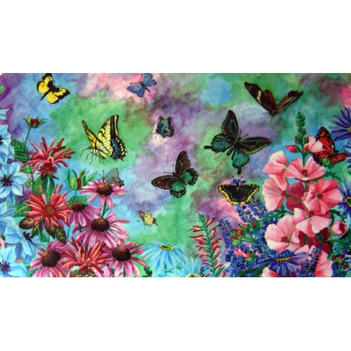 Custom Printed Rugs Butterflies Doormat