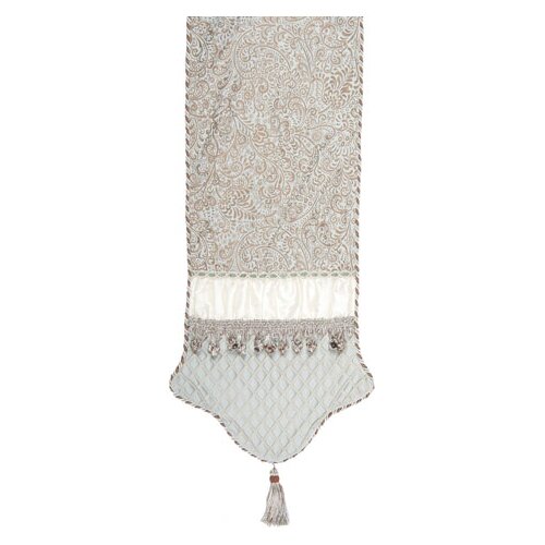 Jennifer Taylor Swanson Table Runner with Cord, Tassel Trim and