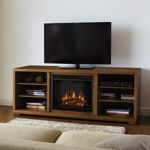 Real Flame Marco 69 TV Stand with Electric Fireplace