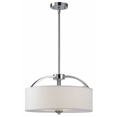 Canarm Milano 3 Light Rod Chandelier