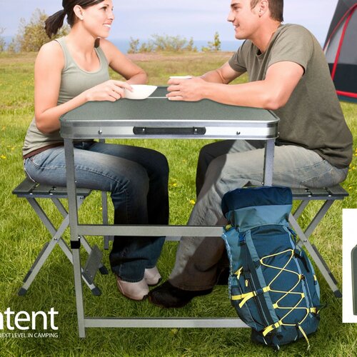 Stansport Picnic Table with Folding Seats