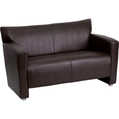 FlashFurniture Hercules Majesty Series Leather Love Seat