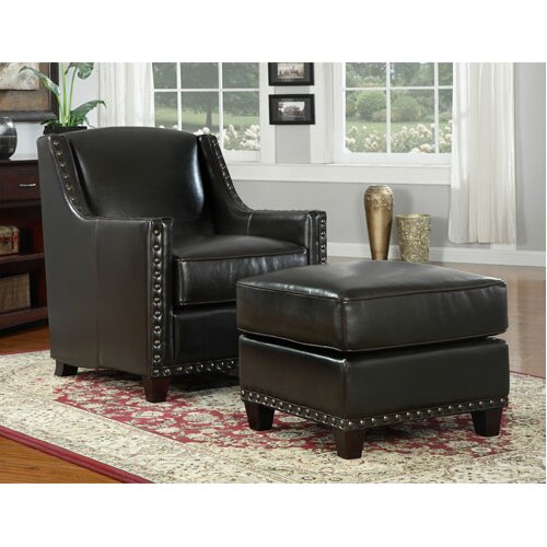 Emerald Home Furnishings Baron Chair and Ottoman