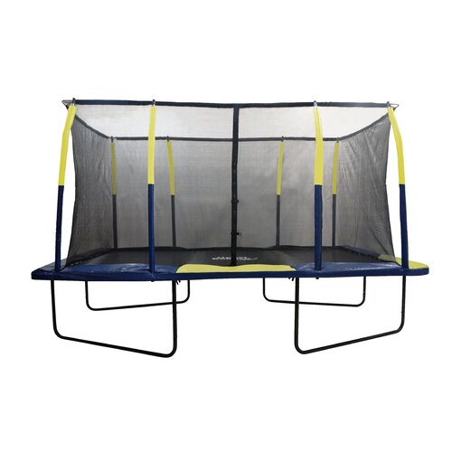 Upper Bounce Spacious 15 Rectangular Trampoline with Fiber Flex