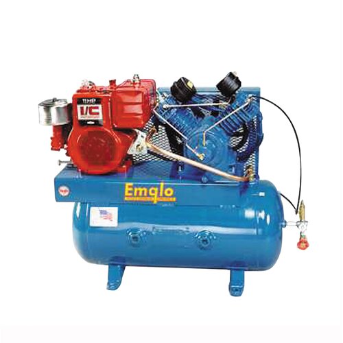 EMGLO 11Hp Gas Compressor 30G Tank F.O.B.