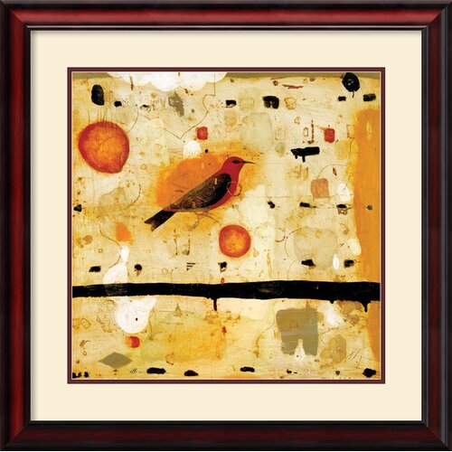 Amanti Art Orange Tanager Framed Print by Nicholas Wilton