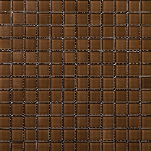 Emser Tile Lucente 12 x 12 Glossy Mosaic in Mulberry