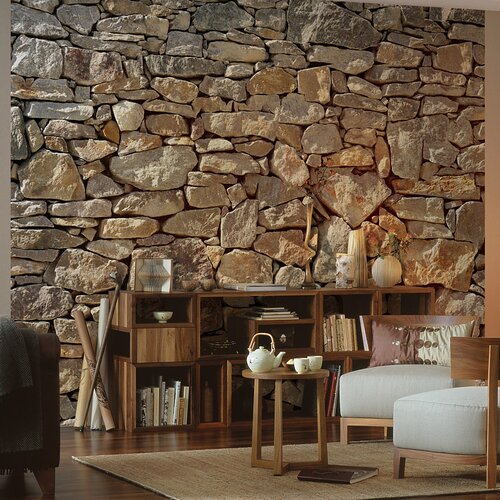 Brewster Home Fashions Komar Stone Wall Mural