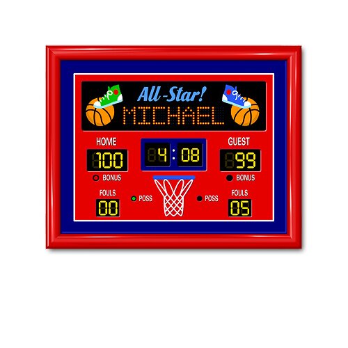 Olive Kids Game On Large Basketball Personalized Print